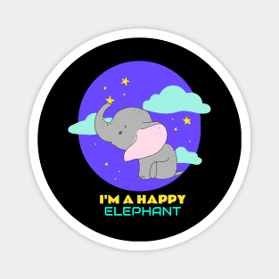 I'm A Happy Elephant | Cute Baby Magnet